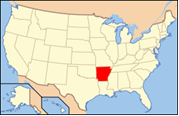 Carte Arkansas