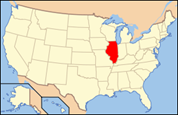 Carte Illinois