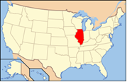 Map Illinois