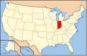 Map Indiana