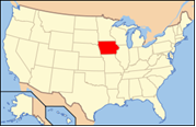 Map Iowa