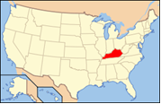 Carte Kentucky