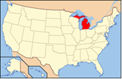 Carte Michigan
