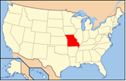 Carte Missouri