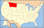 Map Montana