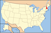 Carte New Hampshire