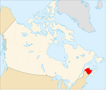 Carte Nouveau-Brunswick