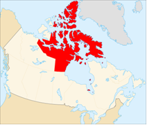 Map Nunavut