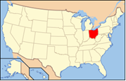 Carte Ohio