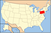 Map Pennsylvania