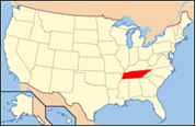 Map Tennessee