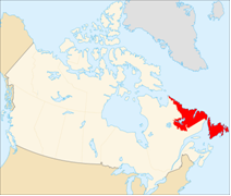 Carte Terre-Neuve et Labrador