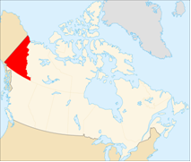 Map Yukon Territory